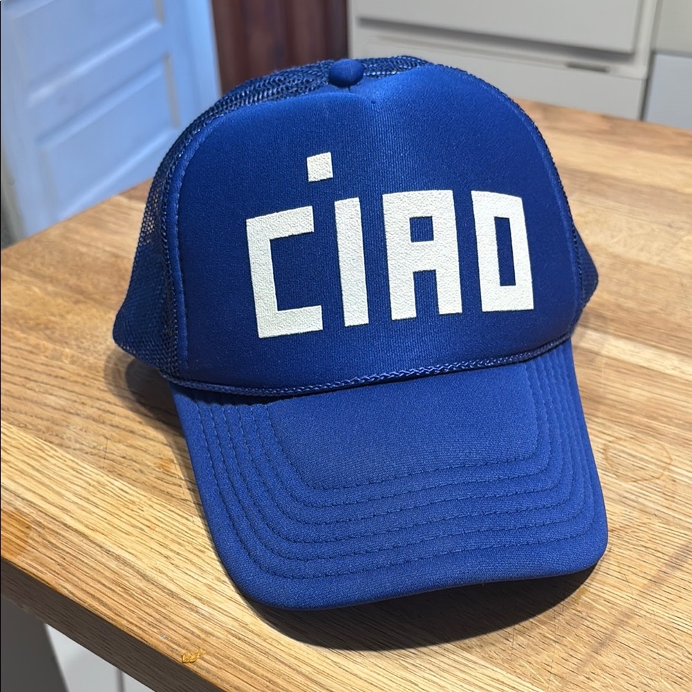 Clare V Trucker Hat - “Ciao”